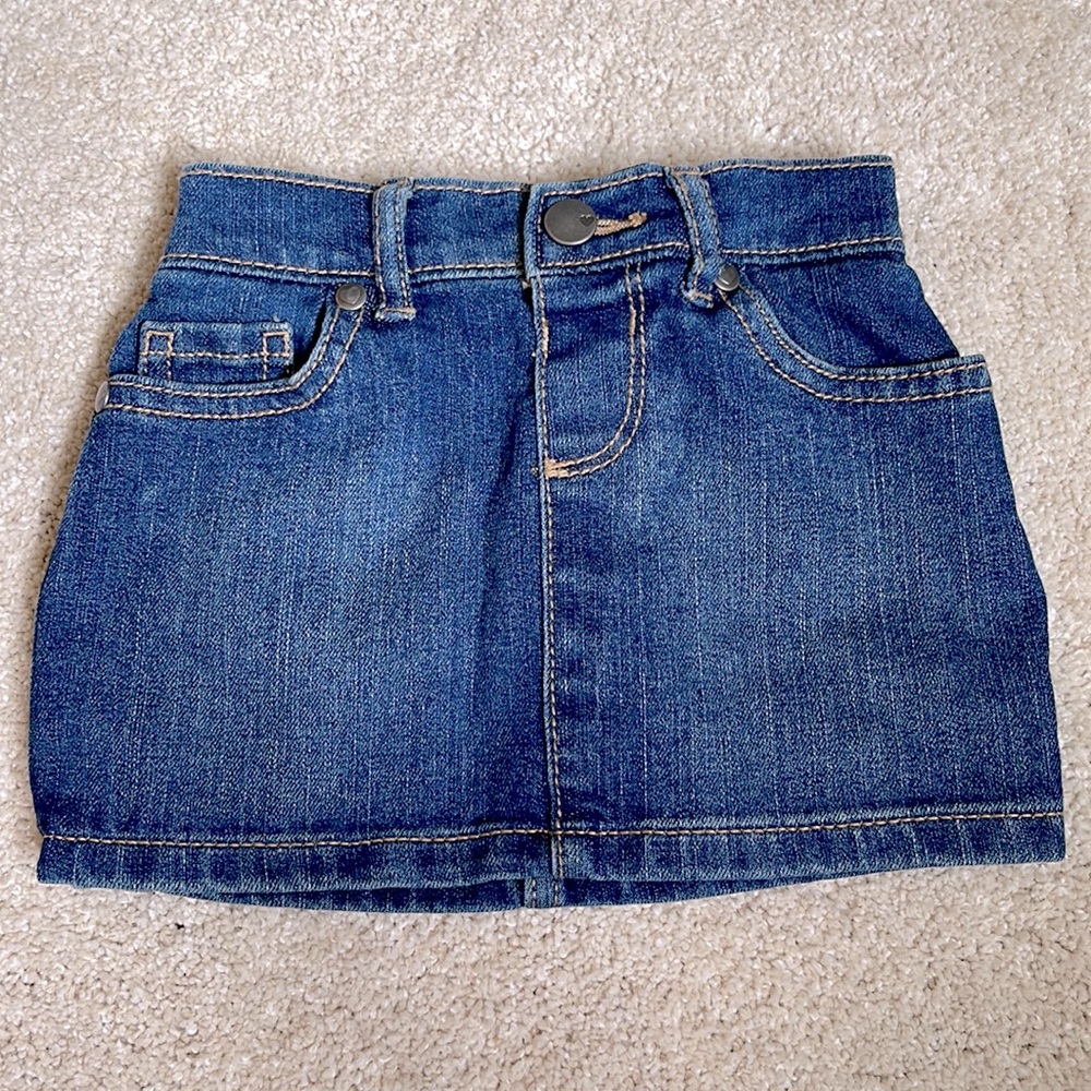 Toddler Girls Denim Skort